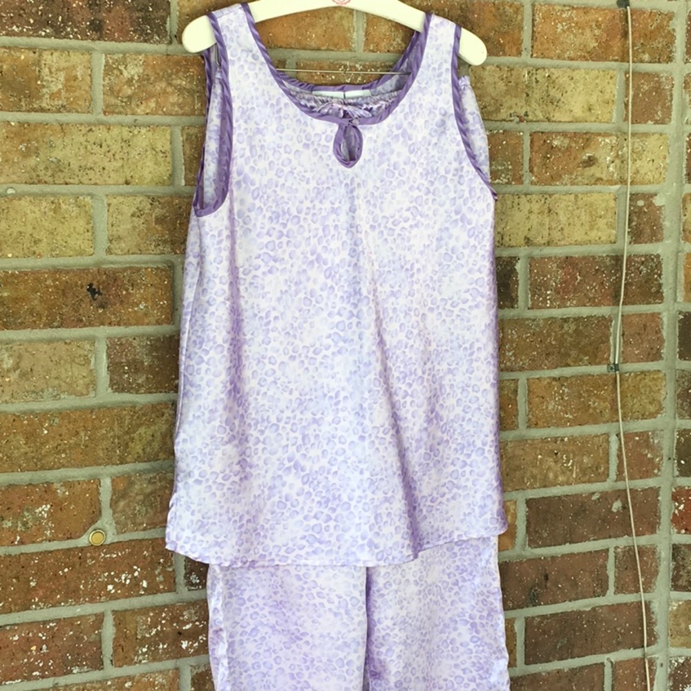 Satin feel pajamas
